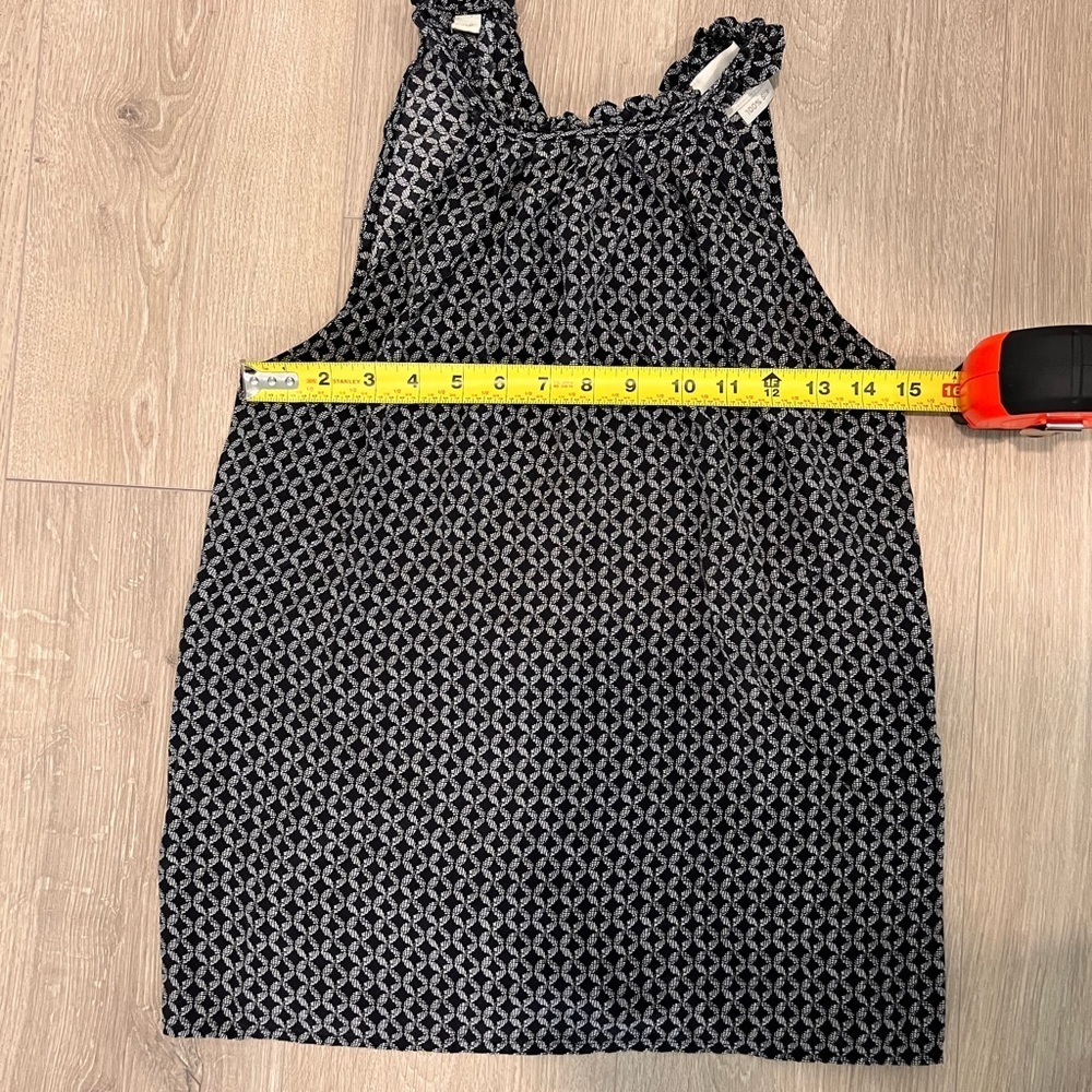 Cynthia Rowley Black and White Geometric Tank Top - Picture 4 of 5